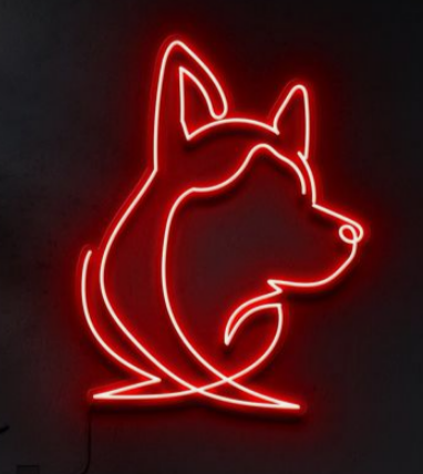 Неоновые светильники в детскую