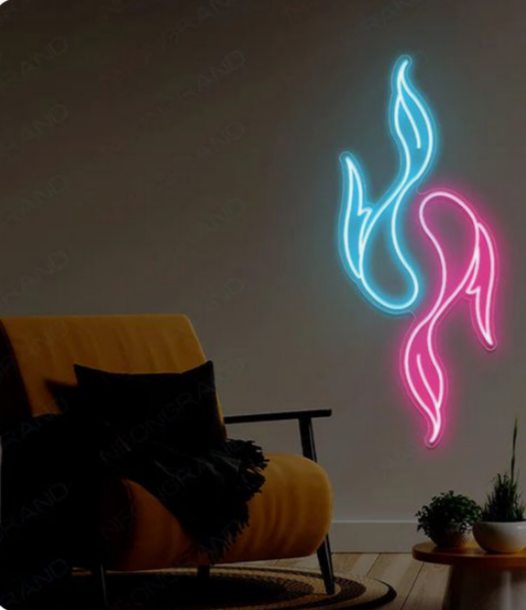 Неоновые светильники в детскую