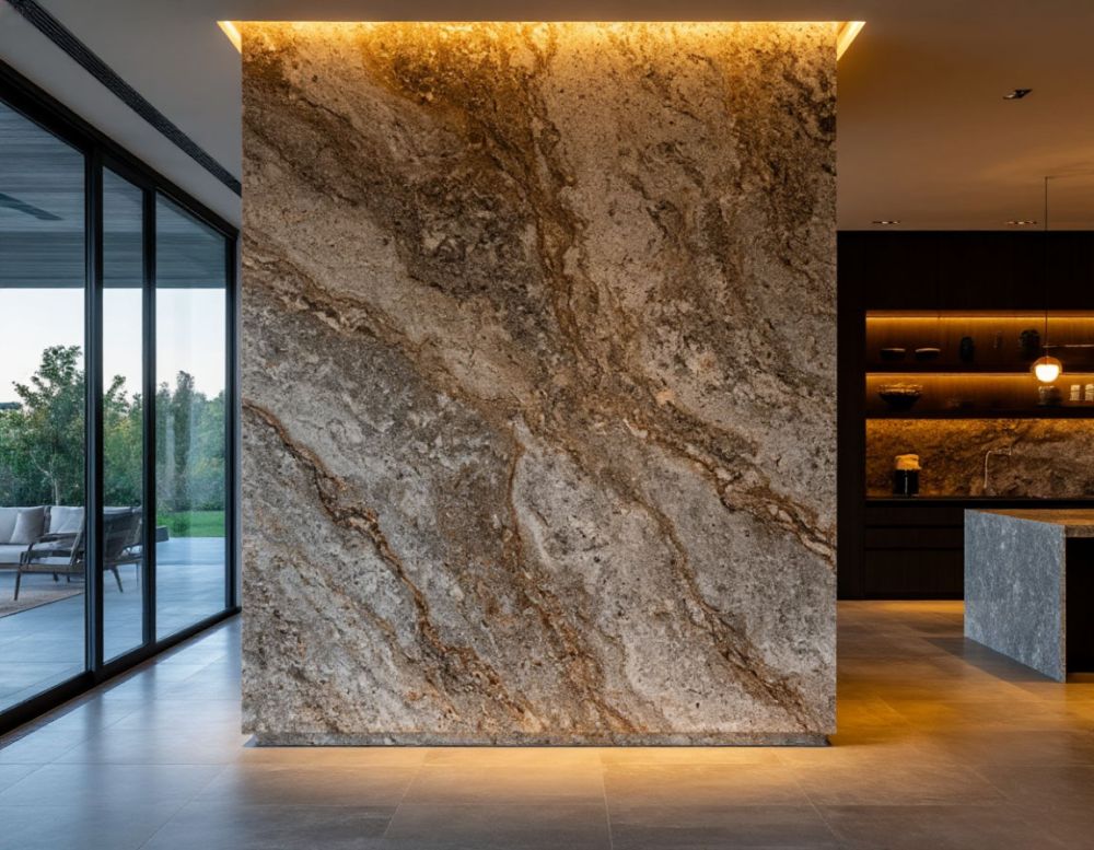 Подсветка декоративного камня